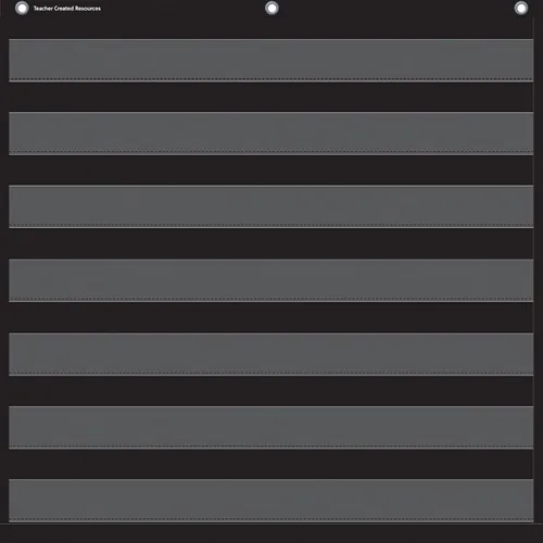 Vista 5 de Teacher Created Resources - Organizador con 7 bolsillos (20740), negro