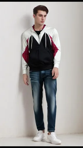 Vista 9 de Cos Spider Gwen Superhero 3D Style - Sudadera con capucha y cremallera, unisex, para adulto