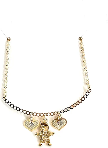 Vista 17 de SIFRIMANIA Personalized Children's Charm Choker Necklace, Boys or Girls Customizable Pendants, Growing Family Jewelry for Women