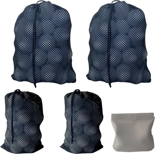 Vista 8 de Bolsa de tee de golf CORECISE, bolsa de bolas de golf con cierre, bolsa de accesorios para hombres