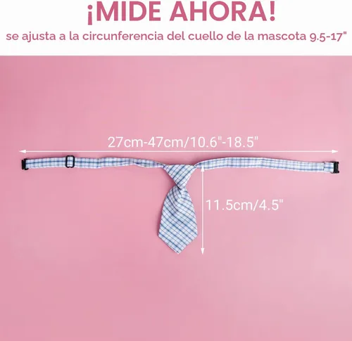 Vista 2 de Segarty Corbatas pequeñas para perros, corbatines de cuello para perros con collar ajustable, pajaritas para mascotas para perros pequeños, gatos