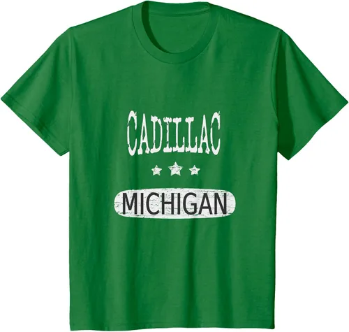 Vista 53 de Vintage Cadillac Michigan Camiseta