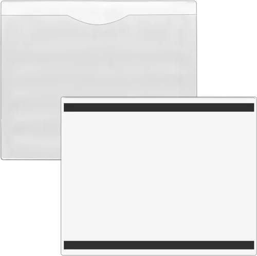 Vista 8 de StoreSMART FJ85STCM-5 - Archivador con parte trasera magnética, 5 unidades, plástico transparente, resistente, resistente