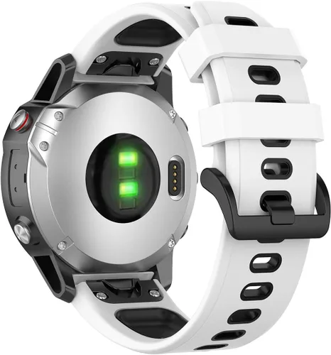 Vista 6 de Paquete de 2 correas de reloj compatibles con Garmin Forerunner 955/955 Solar/945/935/745 Sport Quick Fit Pulsera para Garmin Instinct, Instinct 2