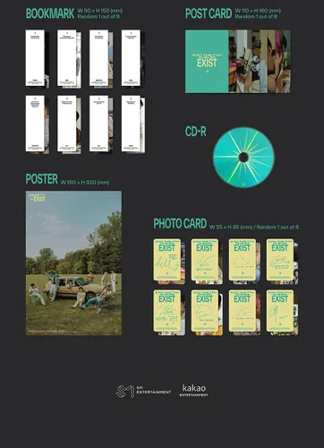 Vista 3 de EXO EXIST El séptimo álbum (E Ver.) K-POP SELLADO