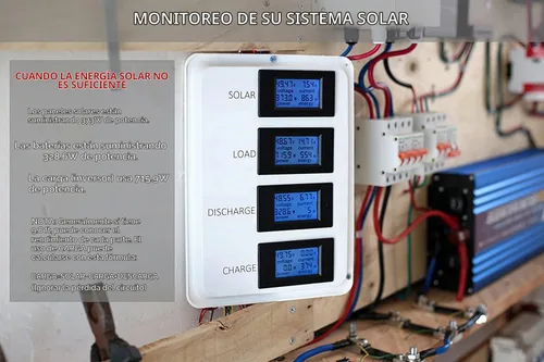 Vista 5 de DC 8-100V 0-100A Amp Meter Voltímetro Monitor de batería