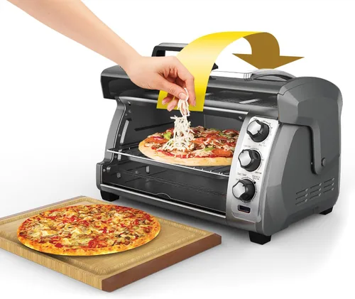 Vista 5 de Hamilton Beach Easy Reach 31126 horno de convección, plateado
