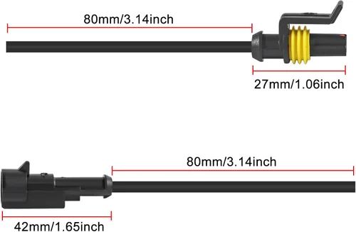 Vista 5 de 10 Piezas Conector de 1 Pin Impermeable Eléctrico Enchufe de 1 Pin Auto Cable Eléctrico Conectores de Desconexión Rápida Automotrices Conectores