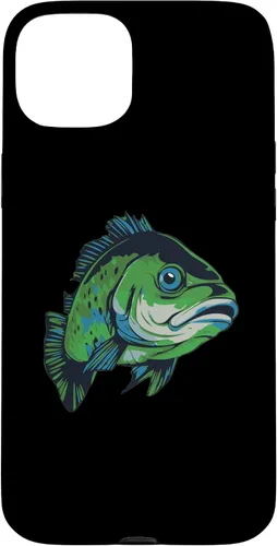 Vista 9 de iPhone 16 Small Mouth Cool Large Fisherman - Spotted Bass Fishing Case