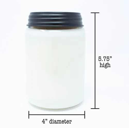 Vista 4 de Milkhouse Candle Company - Farmhouse Collection - Vela en tarro. Blanco