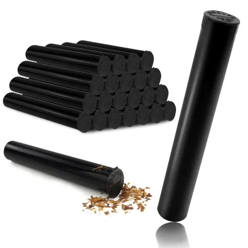 Vista 7 de TORMEN - Tubos herméticos impermeables de 4.567 in, contenedor con tapa para apretar, 6 unidades, color negro Tubos de plástico herméticos