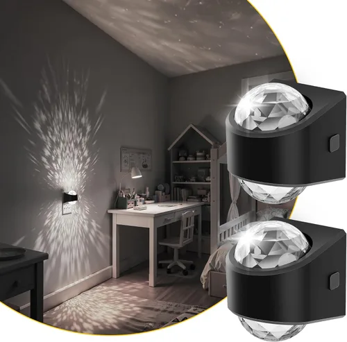 Vista 18 de L LOHAS LED - Luces nocturnas enchufables en la pared, luz nocturna con proyector y sensor de crepúsculo a amanecer, 1600K/3000K/5000K ajustable