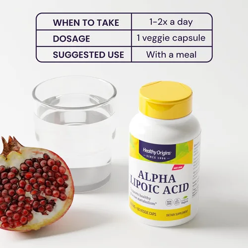 Vista 5 de Healthy Origins Multi vitaminas de ácido alfa lipoico, 300 mg, 150