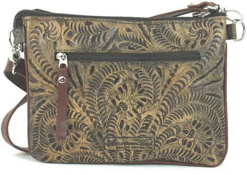 Vista 3 de American West Lariats & Lace Bolso cruzado con múltiples compartimentos