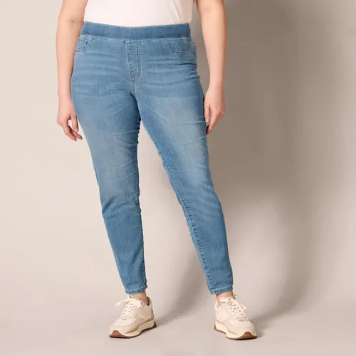 Vista 6 de Tienda Essentials Jegging elástico de tiro medio para mujer (disponible en tallas extragrandes)