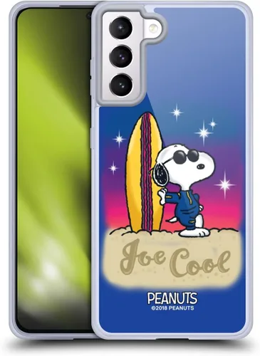Vista 137 de Head Case Designs Officially Licensed Peanuts Beach Surf Snoopy Boardwalk Airbrush Gel Case [Military Grade Protection] Compatible with Google Pixel