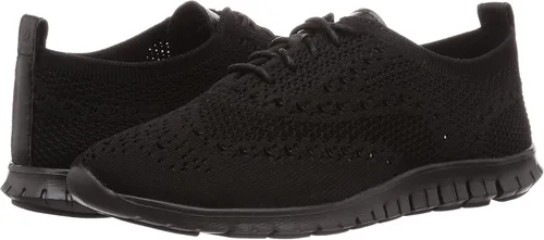Vista 7 de Cole Haan Oxford para mujer, Gorra blanca de punto gris - Paradise