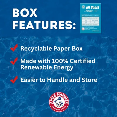 Vista 7 de ARM & Hammer Cuidado profesional de piscina pH Boost, 39.6 lb (caja de 6)