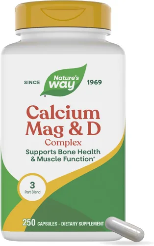 Vista 10 de Suplemento de calcio, magnesio y vitamina D, de Nature's Way, 41420, 100, 1, 1