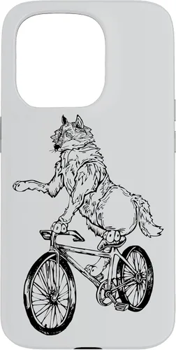 Vista 14 de Wolf Cycling Bicycle Funny Animal Cyclist Biking Bike Case for iPhone 17