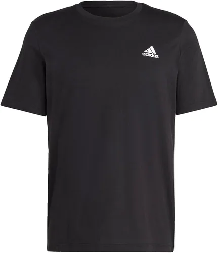 Vista 8 de Adidas Camiseta con logotipo pequeño bordado para hombre Essentials