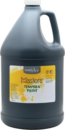 Vista 27 de Handy Art Little Masters - Pintura al temple de 16 onzas, color negro, 201-755