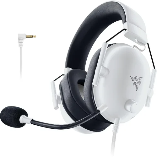 Vista 14 de Razer BlackShark V2 X PlayStation Gaming Headset: 50mm Drivers - Cardioid Mic - Lightweight - Comfortable, Noise Isolating Earcups - for PS5, Xbox