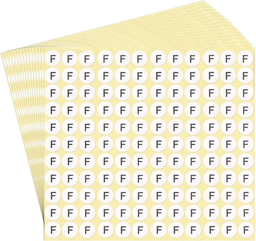 Vista 23 de dealzEpic - Etiquetas adhesivas de papel en blanco writable - 13x38mm