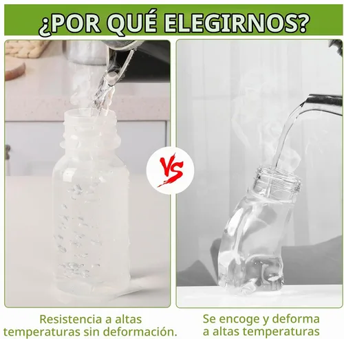Vista 3 de zmybcpack Paquete de 24 botellas de jugo de plástico de 3.4 fl oz con tapas