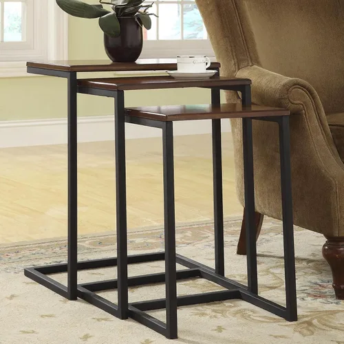 Vista 5 de Carolina Silla y mesa Madison - Mesa anidable, juego de 3