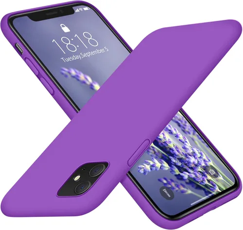 Vista 8 de DTTO - Carcasa para iPhone 11, [serie Romance] completamente de silicona [cámara mejorada y protección de pantalla] con amortiguación de diseño