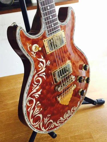 Vista 4 de Jockomo Cowboy Fancy Vine AW - Pegatina para guitarra y bajo