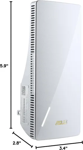 Vista 18 de ASUS RP-BE58 BE3600 Extensor de rango WiFi 7 de doble banda (802.11be), extensor AiMesh para WiFi de malla sin costuras; funciona con cualquier