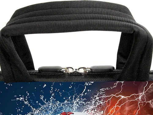 Vista 6 de AMARY Funda para portátil de 15.4" 15.6" pulgadas, estuche para chromebook, correa de hombro ajustable con asa, bolsillo para accesorios