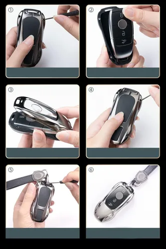 Vista 8 de Funda de metal de aleación de zinc para Ford Fusion F150 F250 F350 F450 F550 Edge Explorer Escape Mustang
