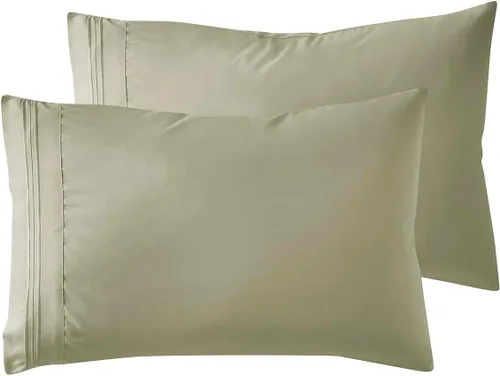 Vista 20 de Nestl - Juego de 2 fundas de almohada de microfibra azul playa tamaño Queen, 20 x 30 pulgadas