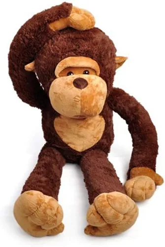 Vista 3 de YunNasi Mono de peluche grande, mono gigante de peluche, gorila grande, regalo para niños y novias (31.5 pulgadas)