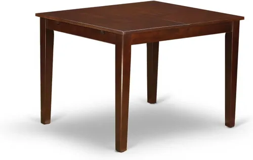 Vista 5 de East West Furniture MLT-MAH-T Milan - Mesa de comedor rectangular con hoja de mariposa, 36 x 54 pulgadas, caoba