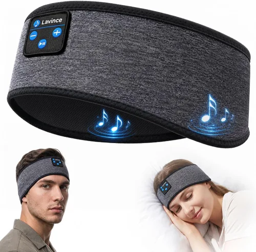 Vista 19 de Auriculares para dormir Bluetooth 5.4, diadema para dormir Malva