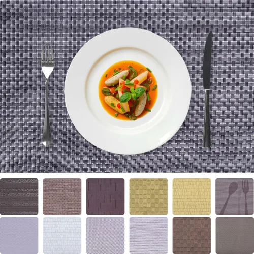 Vista 9 de Decozen Juego de 4 manteles individuales – Protector de mesa para decoración de cocina, resistente a los arañazos al calor, manteles individuales