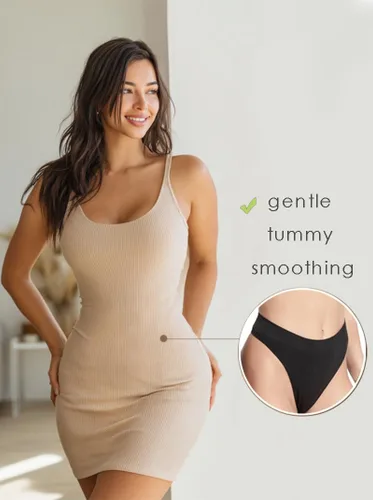 Vista 4 de GRANKEE - Tangas sin costuras transpirables para mujer, tangas que no se marcan, paquete de ropa