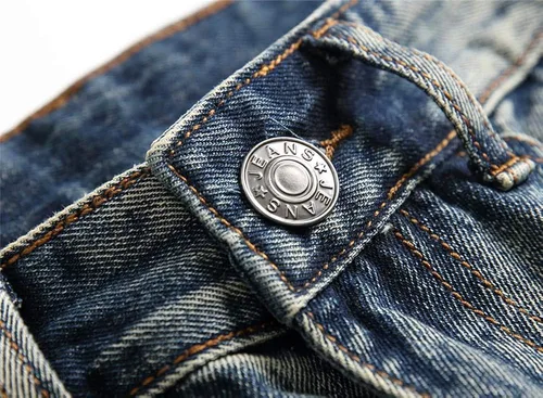Vista 3 de AITITIA Jeans rasgados de corte regular para hombre