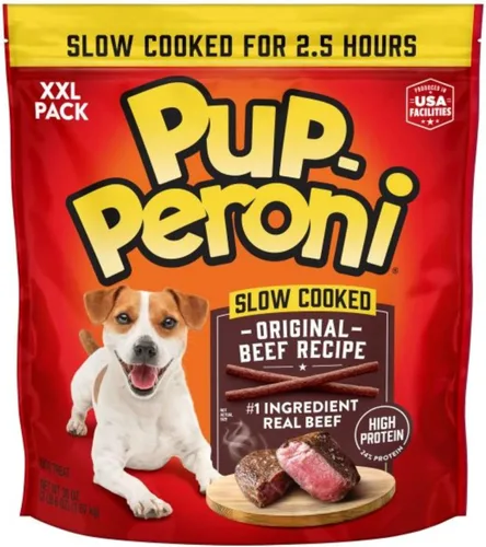 Vista 25 de Pup-Peroni Prime Rib - Golosinas para perros con sabor a costilla, bolsa de 38 onzas (paquete de 4)