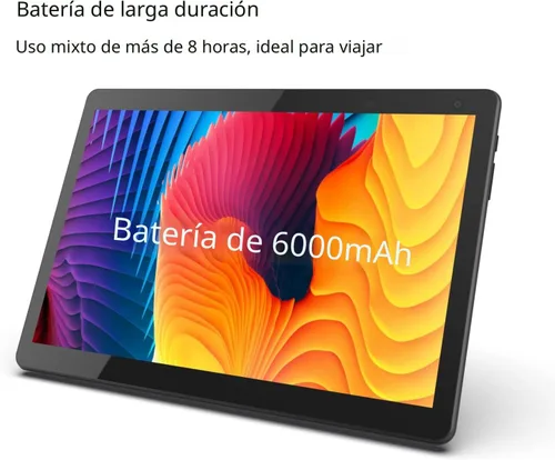 Vista 7 de COOPERS Tablet 10 pulgadas, Android 15 Tablet, 32GB ROM 1TB Expandir Tabletas de computadora, Procesador Quad Core 6000mAh Batería, Pantalla táctil
