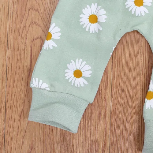 Vista 7 de Karwuiio Conjunto de ropa para bebé recién nacida, sudadera + pantalones + diadema, conjunto de 3 piezas para otoño e invierno