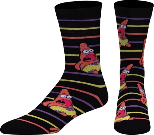 Vista 2 de Cool Socks calcetines unisex, de Nickelodeon, SpongeBob SquarePants, caricaturas, diversión de la década del noventa