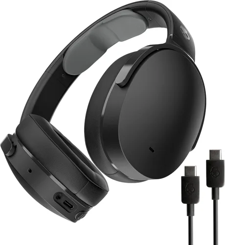 Vista 3 de Skullcandy Hesh Evo - Auriculares inalámbricos Bluetooth sobre la oreja con cable de carga USB-C extra, aislamiento de ruido, batería de 36 horas
