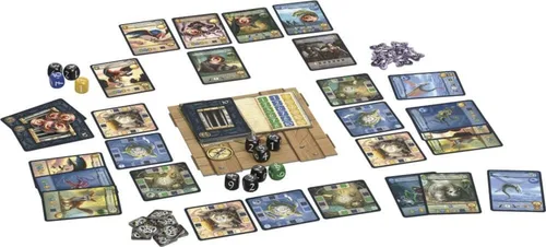Vista 2 de AMIGO Games Alexander Pfister's Monster Expedition - Emocionante juego de aventura rodando dados para 1-4 jugadores mayores de 12 años - Desafíos