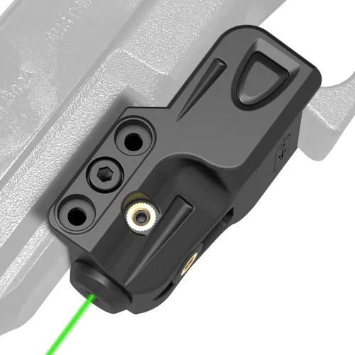 Vista 9 de SOLOFISH Green/Red/Blue Laser Sight for Pistol with Pic-Rail, Rechargeable