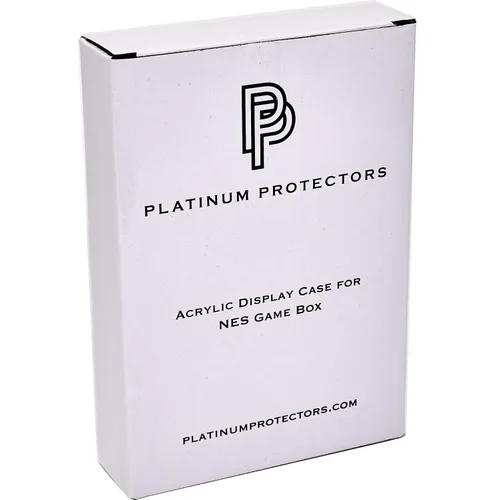 Vista 5 de Platinum Protectors Acrylic Display Case for Nintendo NES Game Boxes Premium UV Protection